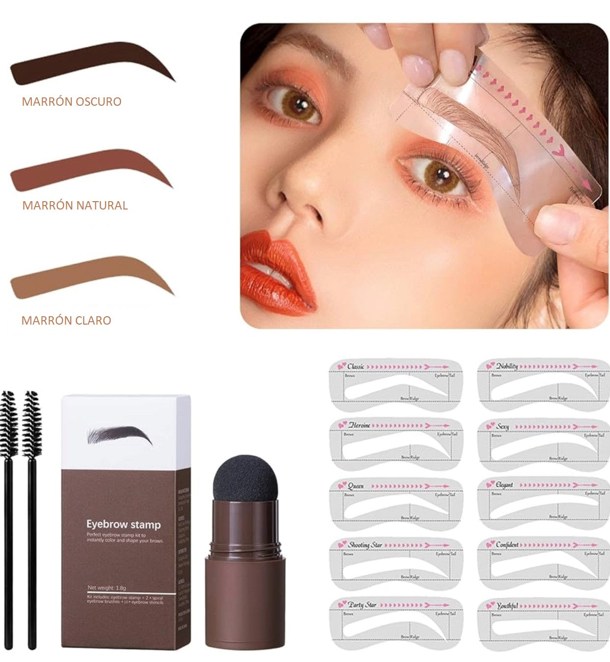 Kit de Sellos de Cejas (KIT COMPLETO EN OFERTAS)  🔥