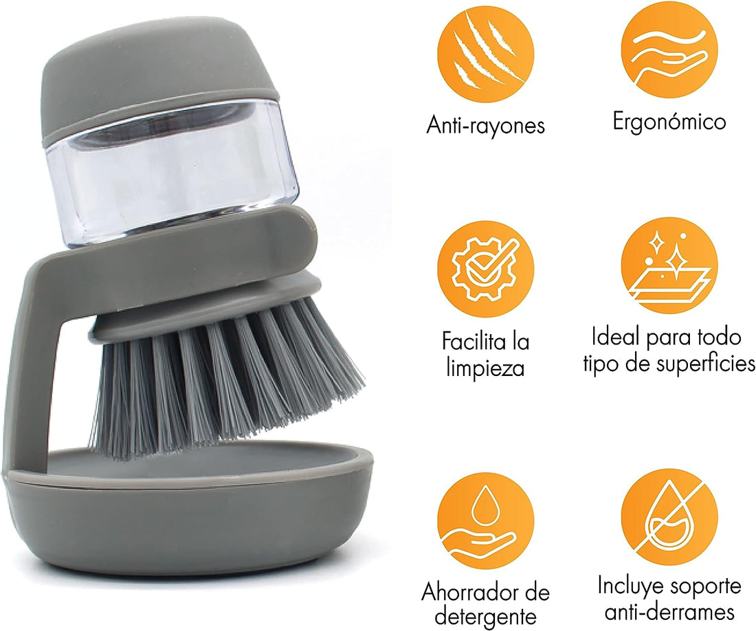 CEPILLO DISPENSADOR DE JABON (ENVIOS GRATIS + PAGA AL RECIBIR)