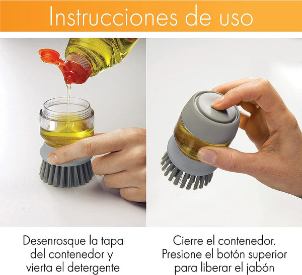 CEPILLO DISPENSADOR DE JABON (ENVIOS GRATIS + PAGA AL RECIBIR)